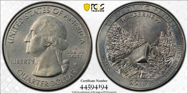 2019-W 25C Frank Church River of No Return NP MS64