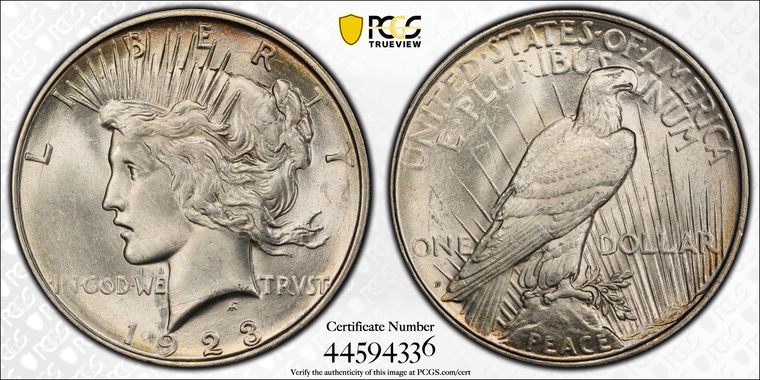 Cert 44594336 - Coin Image