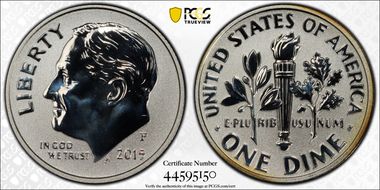 2015-P 10C Silver Rev PR March of Dimes Set PR69