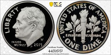 2015-W 10C Silver March of Dimes Set PR69DCAM