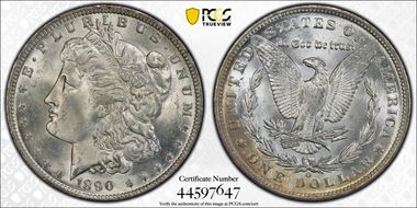 1890-O $1 VAM 10, Comet MS64