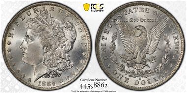 1884-O $1 MS66