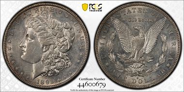 1892-S $1 AU50