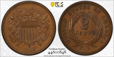 1866 2C AU58BN