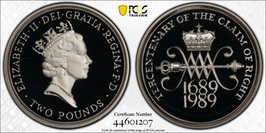 1989 £2 S-K3 Claim of Right Ag Pft PR69DCAM
