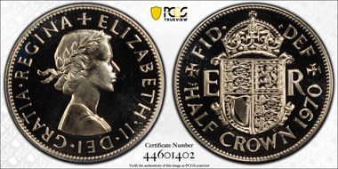 1970 1/2 Cr S-4145 PR68CAM