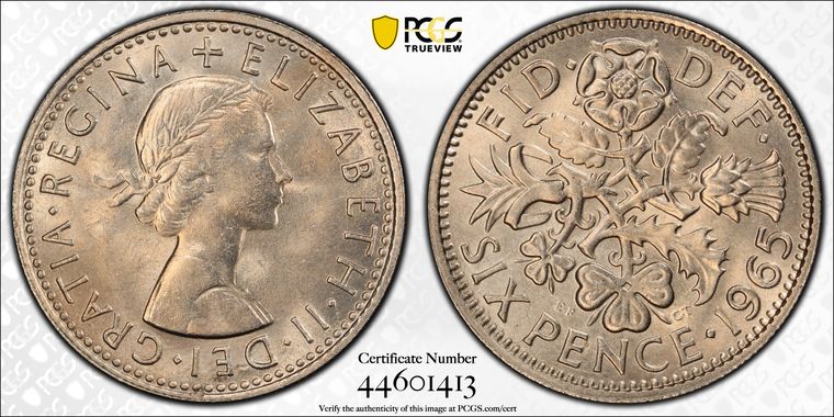 Cert 44601413 - Coin Image