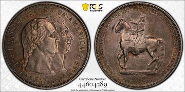 1900 $1 Lafayette AU50