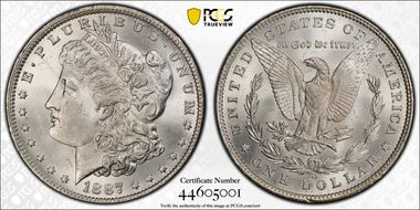 1887-O $1 MS64