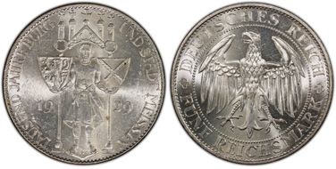 1929-E 5 Mk Meissen J-339 MS64