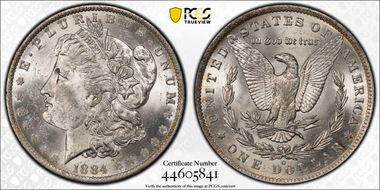 1884-O $1 MS62