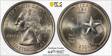 2004-P 25C Texas MS65