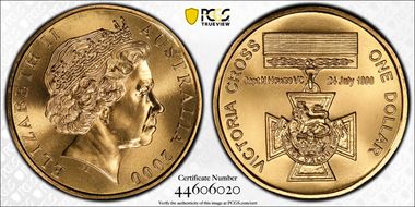 2000 $1 Victoria Cross MS67