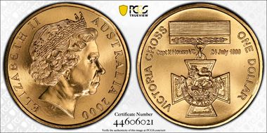 2000 $1 Victoria Cross MS68