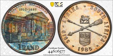 1985 Rand 75th Ann Parliament PR67DCAM