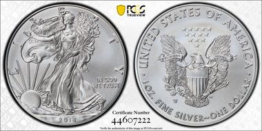 2018-W $1 Burnished Silver Eagle SP70