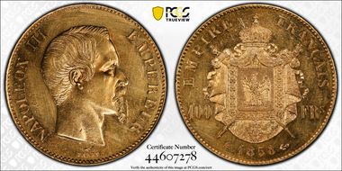 1858-A 100 Fr Gad-1135 F-550 N1