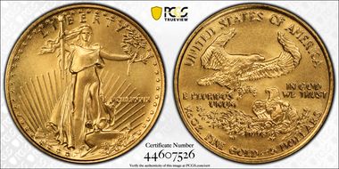 1989 $5 Gold Eagle MS69