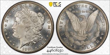 1892-CC $1 MS65