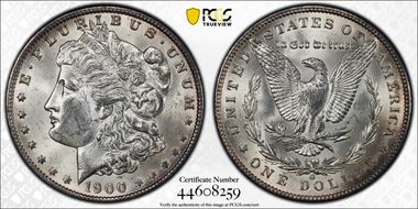 1900-O $1 MS62