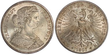 1866 2 Th D-651 KM-365 MS64