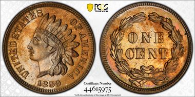 1859 1C MS66