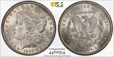 1892-CC $1 MS65