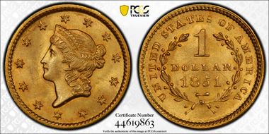 1851 G$1 MS64+