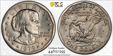 1979-P SBA$1 Wide Rim MS65