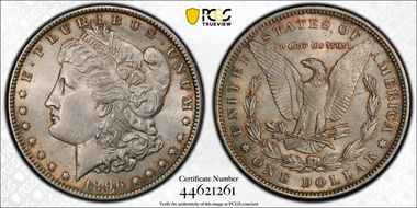 1896 $1 MS62