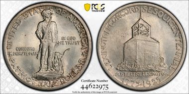 1925 50C Lexington MS64