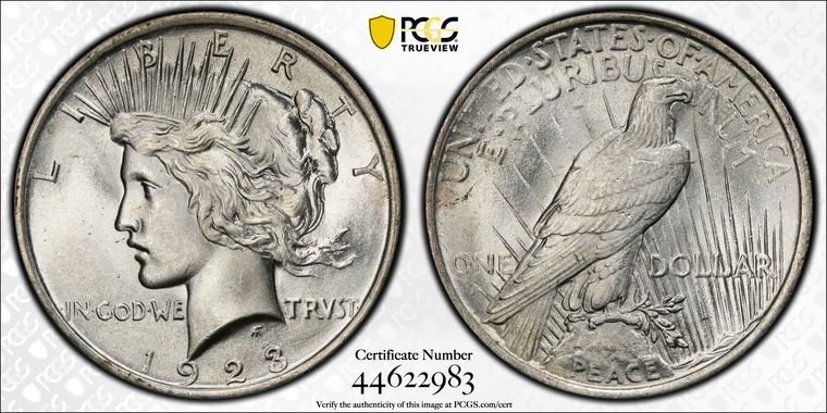 Cert 44622983 - Coin Image