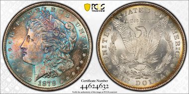 1878 8TF $1 MS64