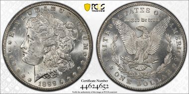 1899-O $1 MS62