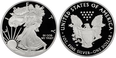 2020-W  $1 Silver Eagle PR70DCAM