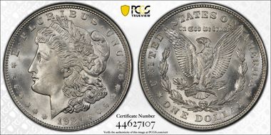 1921 $1 Morgan MS66