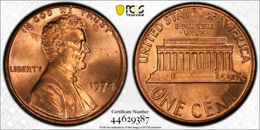 1974 1C MS66RD