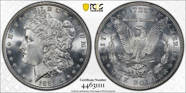 1886 $1 MS66