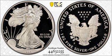 1994-P $1 Silver Eagle PR69DCAM