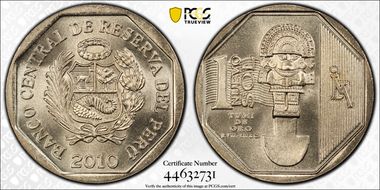 2010 N Sol Tumi de Oro MS68