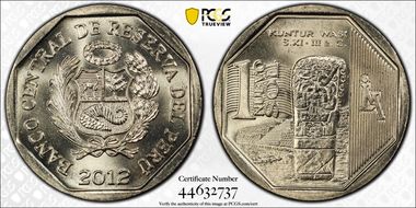 2012 N Sol Kuntur Wasi Monolith MS68