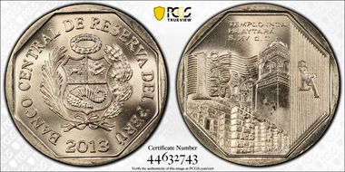 2013 N Sol Templo Inca Huaytara MS66