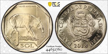 2018 Sol Tapir Andino MS66