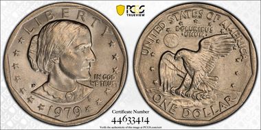 1979-P SBA$1 Wide Rim, FS-301 MS66