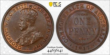 1917-I (c) 1D KM-23 MS64BN