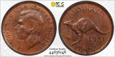 1951 Y. (p) 1D MS63BN