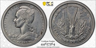 1948 1 Fr Lec-20 AU58