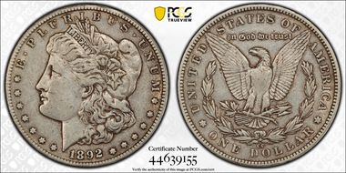 1892-CC $1 XF40