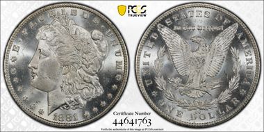 1881-CC $1 MS64+ 
