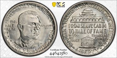1946 50C Booker T. Washington MS64